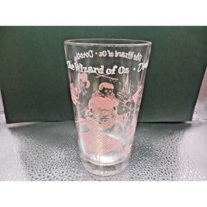 The Wizard of OZ  Drinking Glass "Dorothy "  with Toto 10 oz